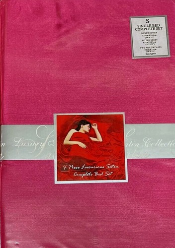 Einzelbett satin fuchsia komp - satin,